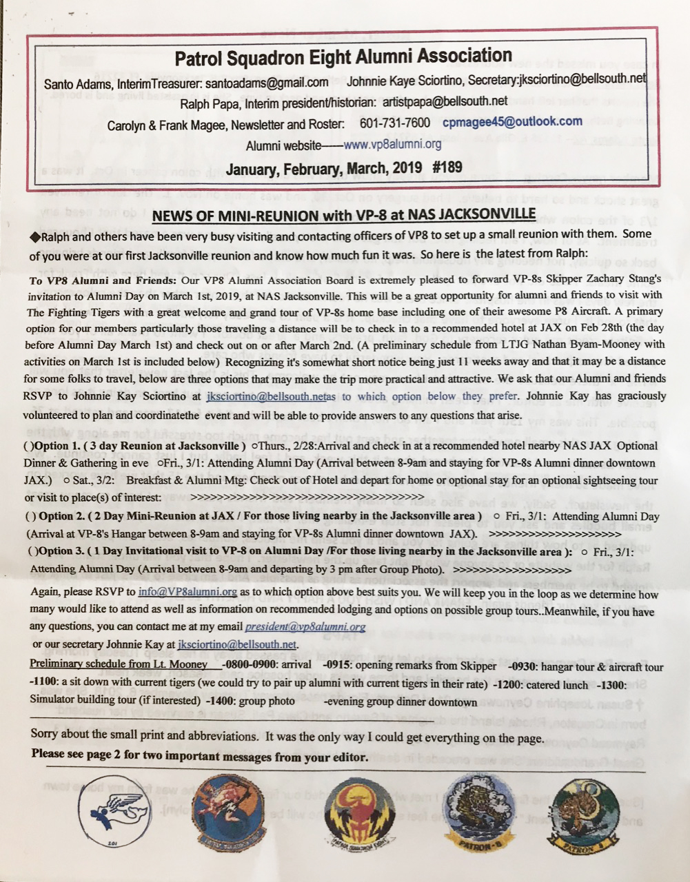 Page 1 Newsletter
